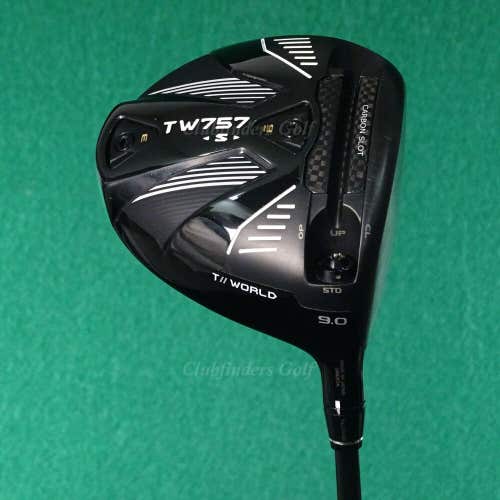 Honma Tour World TW757 S 9.0° Driver Factory Vizard 50 Graphite Stiff w/ HC