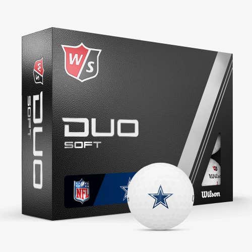 Wilson Staff Duo Soft NFL Golf Balls - Official NFL Golf Ball - ALL 32 TEAMS!!