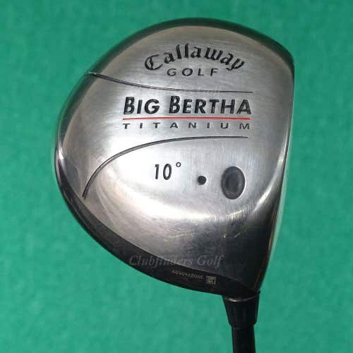 Callaway Big Bertha Titanium 10° Driver Factory RCH 65w Graphite Regular