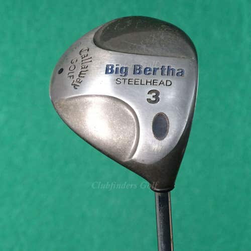 Callaway Big Bertha Steelhead Fairway 3 Wood Precision Rifle FCM 6.0 Steel Stiff