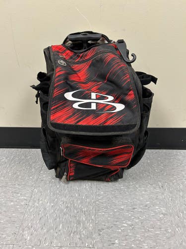 Used Wheeled Boombah Catcher's Bag