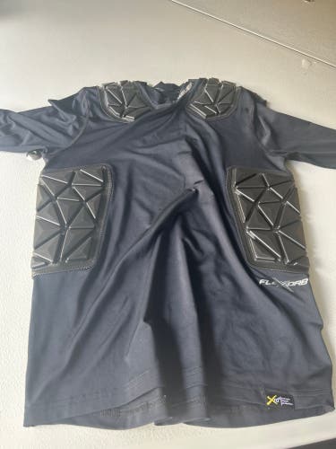 Youth Large Bauer Padded Goalie LS Shirt