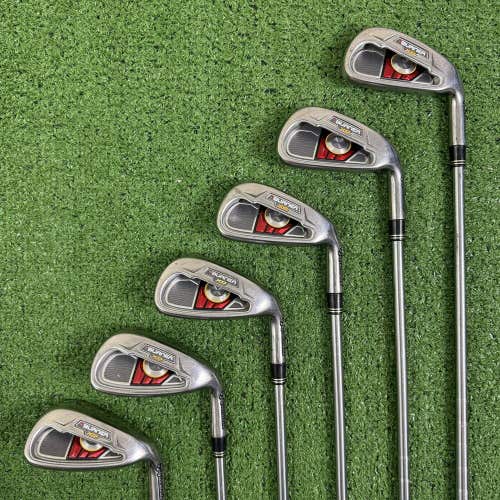 Taylormade Burner XD Iron Set 5-9 AW REAX SuperFast Steel Stiff Flex 90g RH