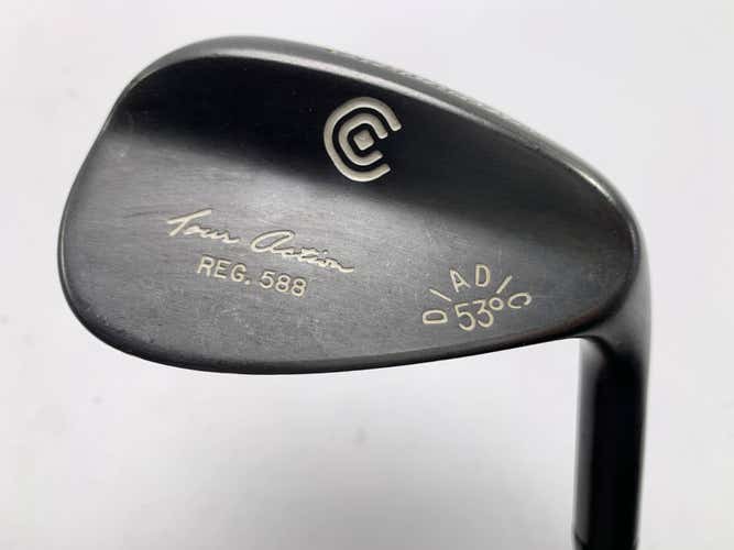 Cleveland 588 Gunmetal Wedge 53* True Temper Dynamic Gold Wedge Steel Mens RH