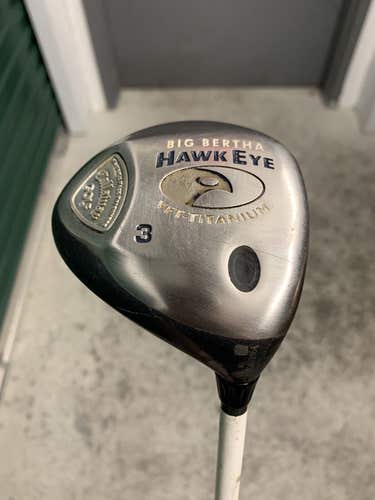 Callaway Big Bertha Hawkeye 3 Wood Right Hand Graphite Ladies Flex 42.5"