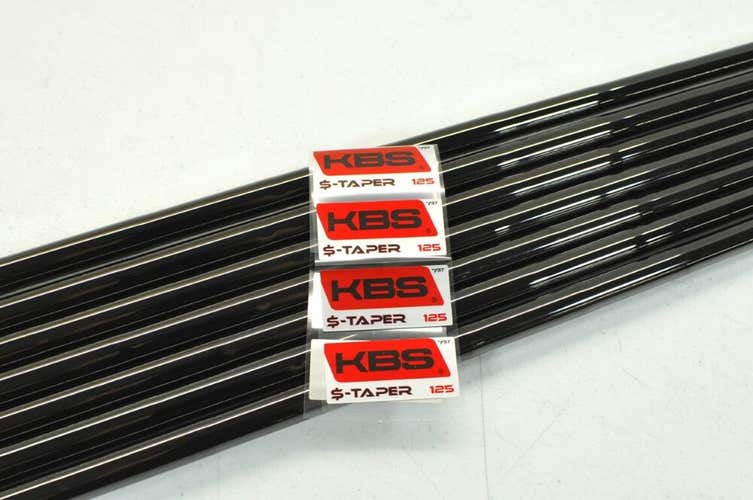 KBS $-Taper 125 S+ Stiff Plus Black PVD 4-PW Shaft Right Steel # 180237