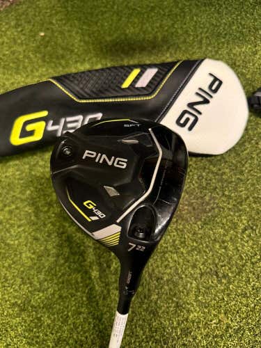 Ping G430 SFT 7 22* Fairway Wood, Alta CB Regular Flex, RH