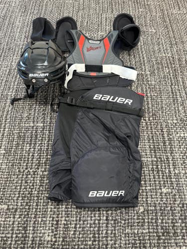 Used Bauer Lil' Sport Youth Hockey Bundle