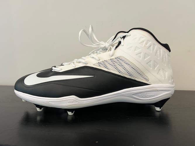 Size 17 Nike Zoom Code Elite 3/4 Detachable Football Cleats 603369-010 NEW