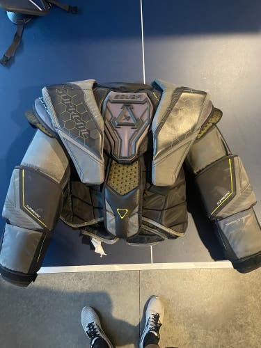 Goalie arm and chest protector