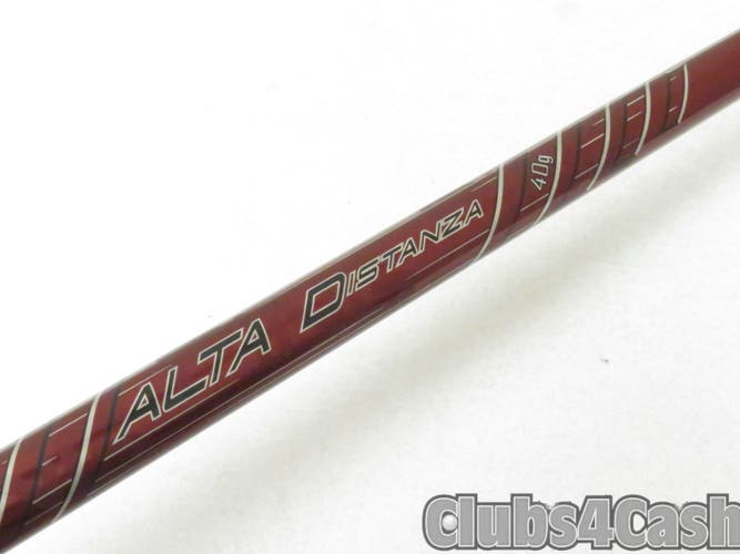 Alta Distanza Red 40g Driver Shaft Senior Flex +PING Adapter