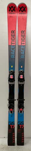 Used Kid's Volkl 161cm Racing Racetiger GS Skis With Marker Race 10 TCX Bindings (SY1795)