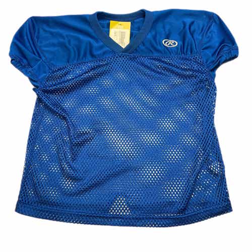 Used XL Blue Youth Practice Jersey