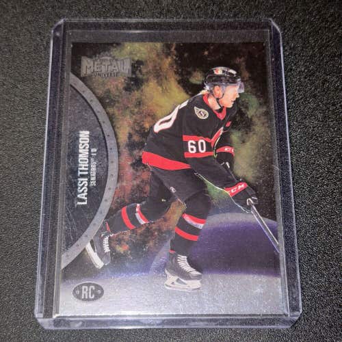 Lassi Thomson Ottawa Senators 2021-22 NHL Skybox Metal Universe Rookie #194