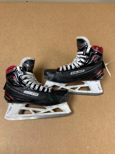 Used Senior Bauer Vapor X900 Hockey Goalie Skates Regular Width 7.5