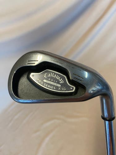 Used Men's Callaway Steelhead X-16 Pro Series Right Handed Iron Set Stiff Flex 4 Pieces Steel Shaft