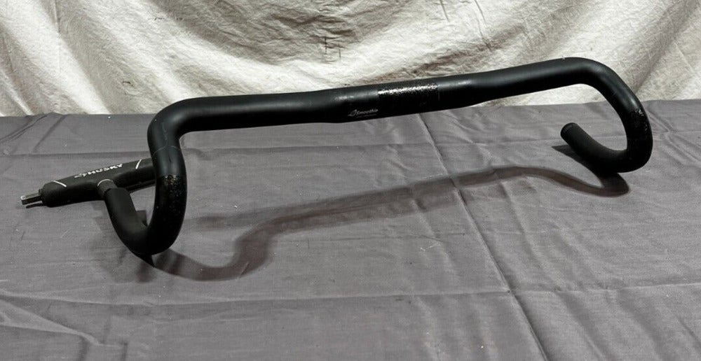 Lauf Cycles Smoothie 44cm Black Carbon Cyclocross Anti-Vibration Drop Handlebar