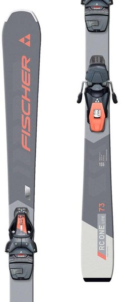 New 2024 Fischer RC One  LITE 73 skis w/ RS 10 bindings, Size: 145