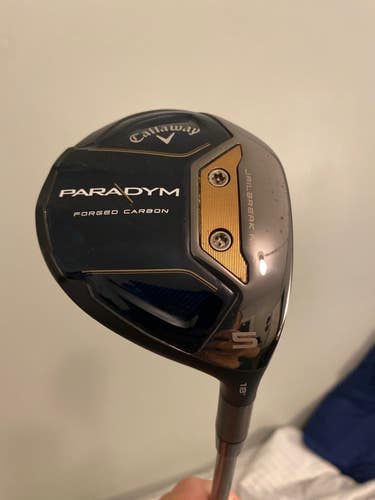 Used Men's 2023 Callaway Paradym Right Handed Fairway Wood Stiff Flex 5 Wood