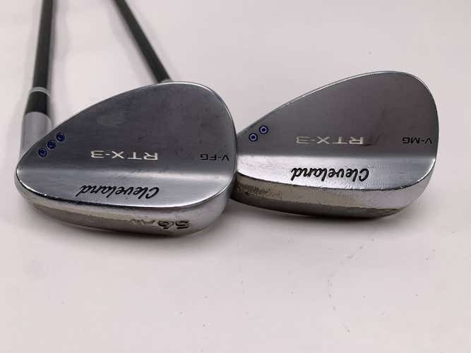 Cleveland RTX 3 Tour Satin Wedge Set 56* 14 | 60* 10 Rotex Precision Wedge RH