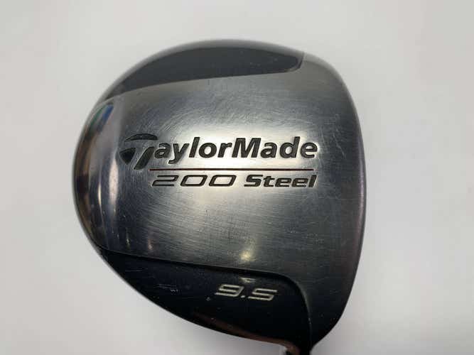 TaylorMade 200 Steel Driver 9.5* Lite R-80 Regular Graphite Mens RH