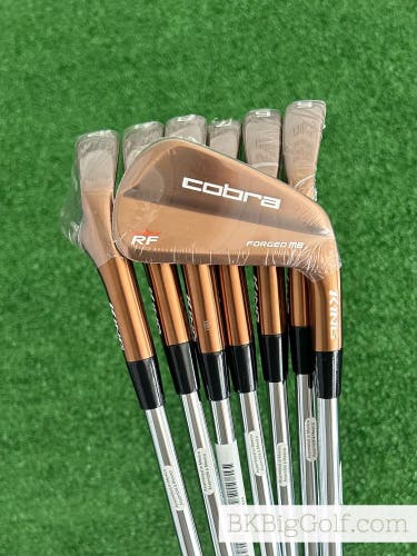 NEW Cobra King Rickie Fowler RF Copper Forged MB Iron Set 4-P / KBS $-Taper 130 Extra Stiff