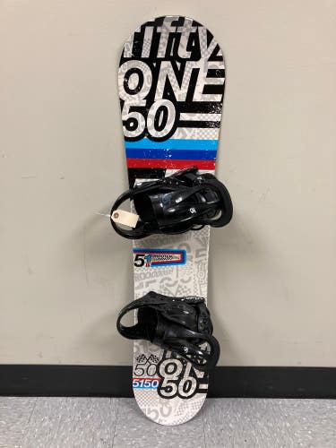 Used 5150 Snowboard 128 CM With Burton Bindings