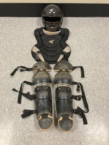 Used Youth Easton Black Magic 2.0 Catcher's Set