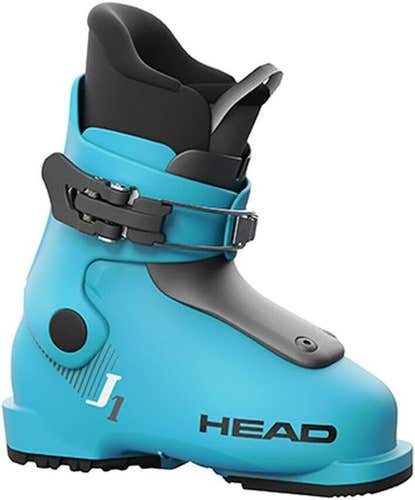 NEW 2025 HEAD J1 kids ski boots size mondo 16.5 / US 9 HEAD J1 boots blue