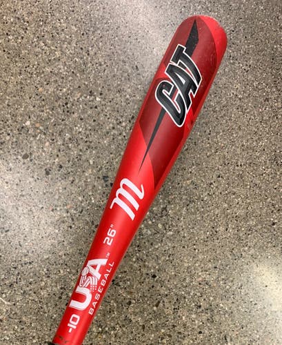 Used Marucci CAT Bat USABat Certified (-10) Alloy 16 oz 26"