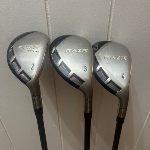 Callaway Razr X Hybrids 2 3 4 Reg Flex Right Hand