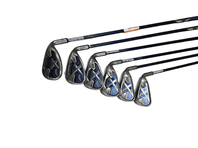 Used Callaway X 22 6i-sw Ladies Flex Graphite Shaft Iron Sets