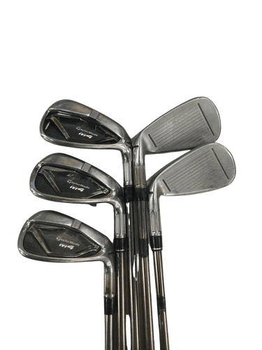 Used Taylormade M4 6i-pw Stiff Flex Graphite Shaft Iron Sets