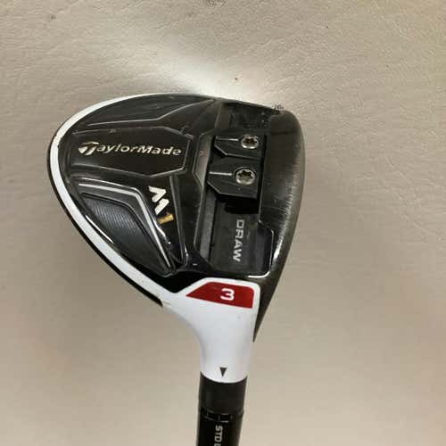 Used Taylormade M1 3 Wood Stiff Flex Graphite Shaft Fairway Woods