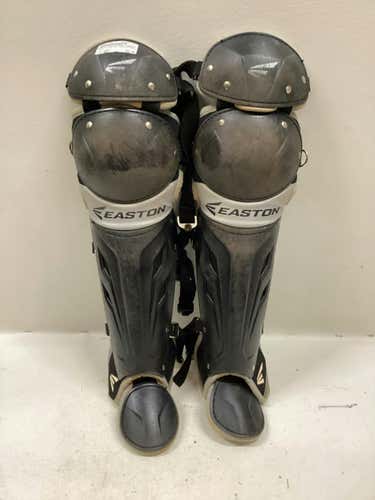 Used Easton Easton Shin Guards Sz Adult Adult Catcher's Equipment