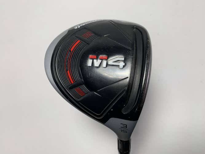 TaylorMade M4 3 Fairway Wood 15* Fujikura Atmos 5R Regular Graphite Mens RH