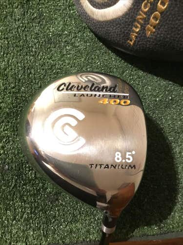 Cleveland Launcher 400 Titanium 8.5* Driver Stiff Aldila NV 65g Graphite Shaft