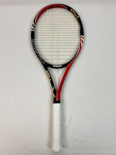 Wilson BLX Six One Tour 90, 4 3/8 Excellent 9/10 Roger Federer