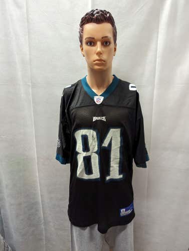 Retro Terrell Owens Philadelphia Eagles Reebok Jersey Black L NFL