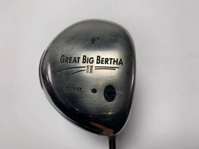 Callaway Great Big Bertha II Driver 9* Aldila NV Green Stiff Graphite Mens RH