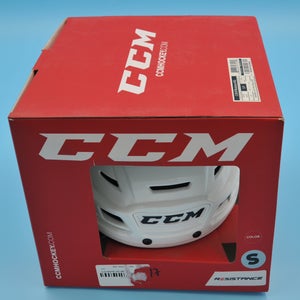 San Jose Sharks CCM Resistance New Pro Stock Return White helmet