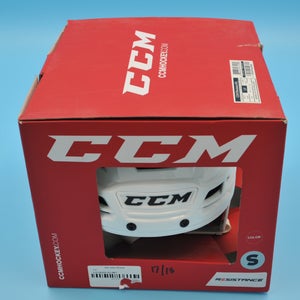 San Jose Sharks CCM Resistance New Pro Stock Return White helmet (line70)