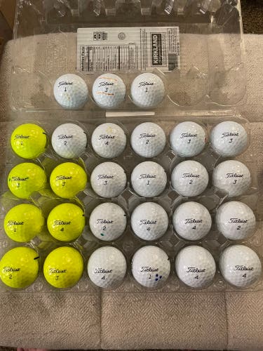 27 Titleist Tour Soft Golf Balls - 5A MINT CONDITION ONLY