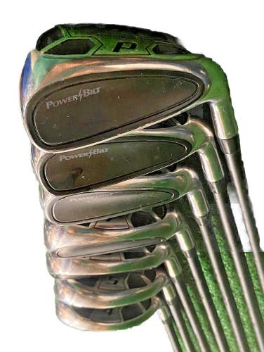 PowerBilt EX-550 Hybrid Iron Set 4-PW RH Men's 72g Regular Graphite New Grips