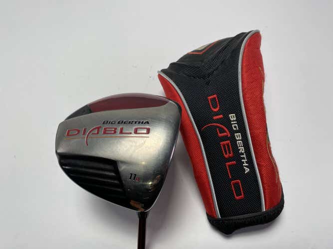 Callaway Big Bertha Diablo Driver 11* Aldila DVS 65g Stiff Graphite Mens RH HC