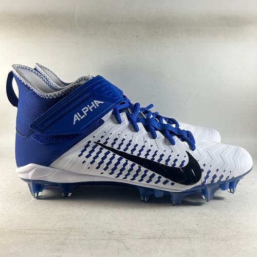 NEW Nike Alpha Menace Pro Mid 2 Men’s Football Cleats Blue Size 13 BV3945-101