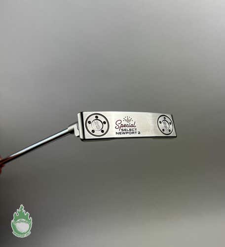 Used LH Titleist Scotty Cameron Special Select Newport 2 34" Putter Steel Golf