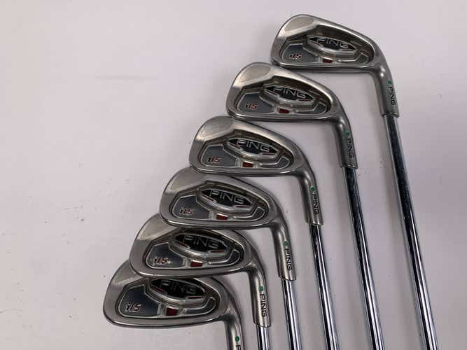 Ping i15 Iron Set 5-PW Green Dot Nippon NS Pro 950 GH Regular Steel RH -1/2"