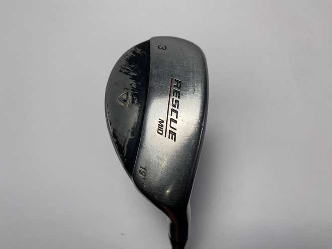 TaylorMade Rescue Mid 3 Hybrid 19* Regular Graphite Mens RH