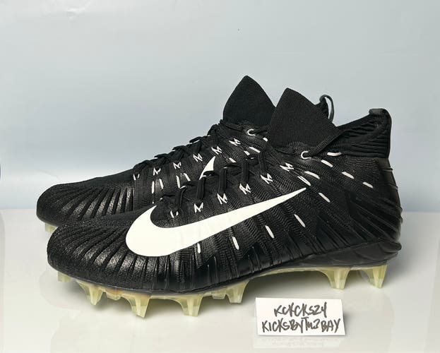 Nike Alpha Menace Elite Football Cleats Black Size 12 Mens 871519-010